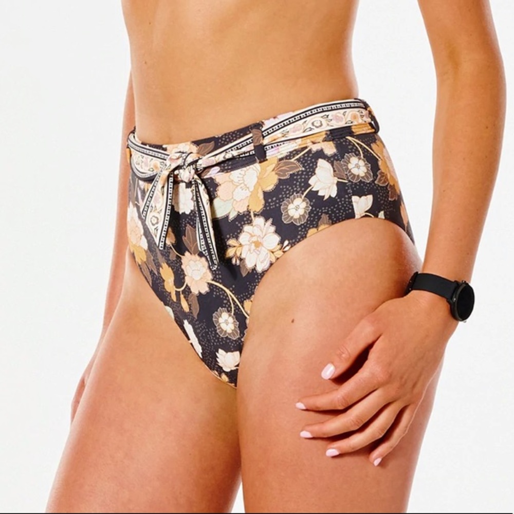 Rip Curl high waist cheeky 2 pc surf gypsy bikini set S or M - Picture 3 of 8